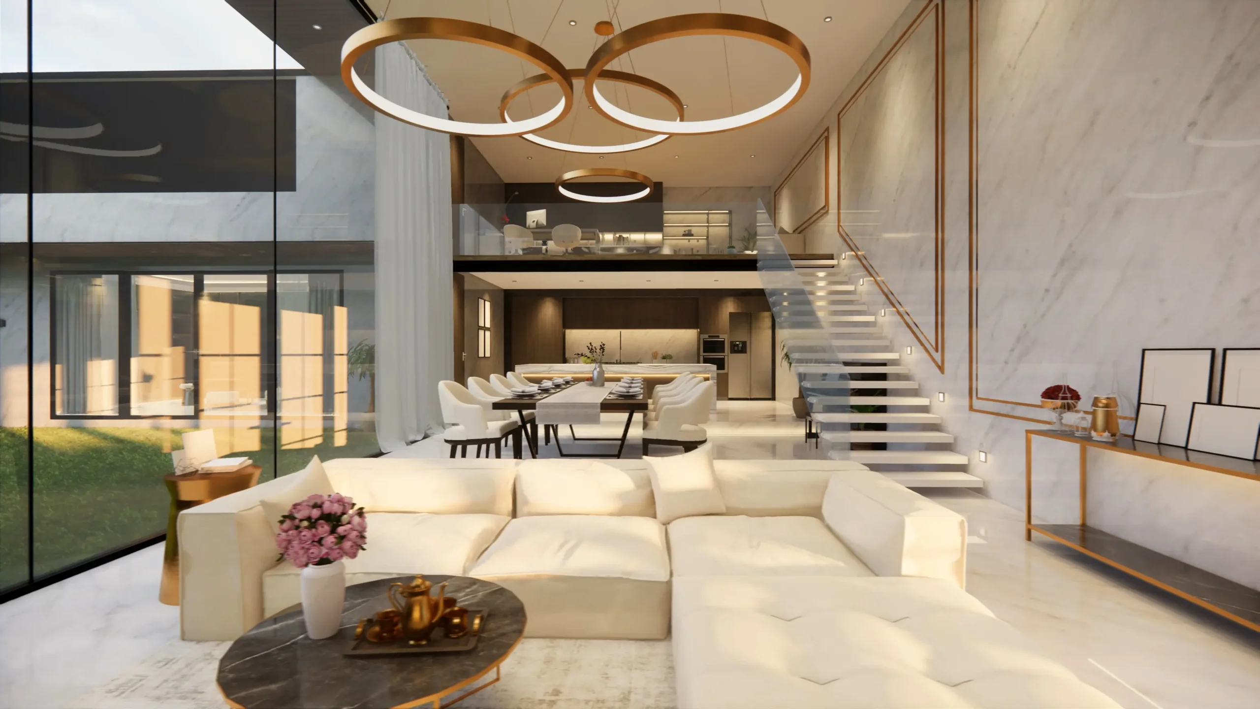 Completed interior fitout project by Zia Luxury