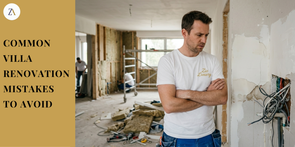 Common Villa Renovation Mistakes to Avoid