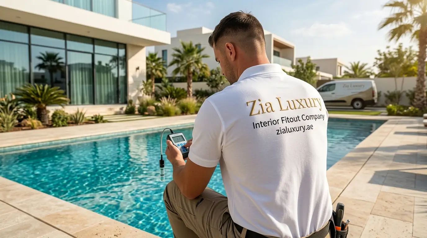 Pool decking and surrounds by Zia Luxury