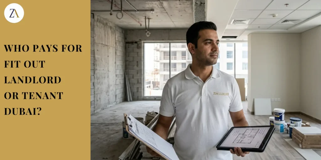 who pays for fit out landlord or tenant dubai