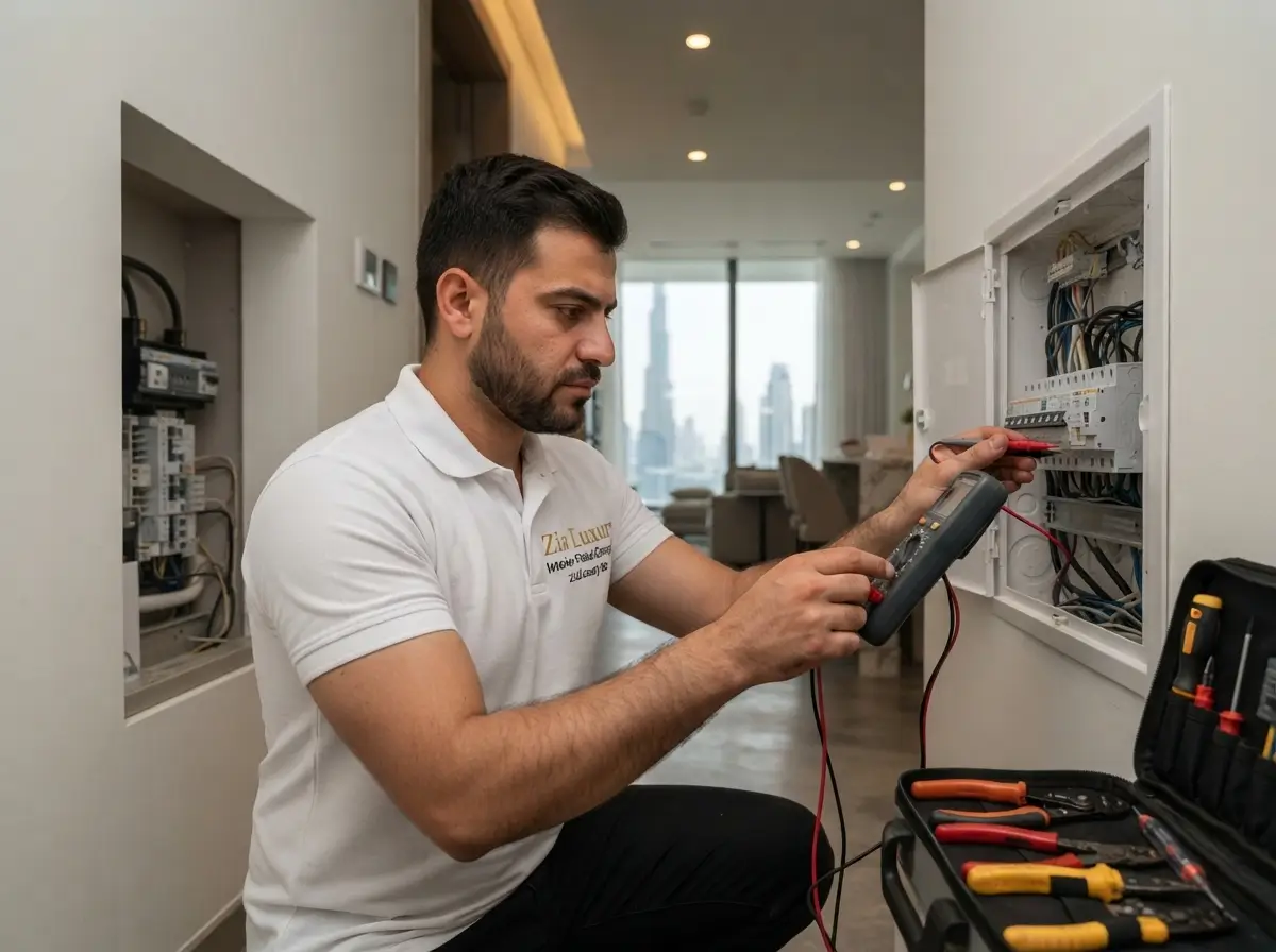 Electrical maintenance by Zia Luxury